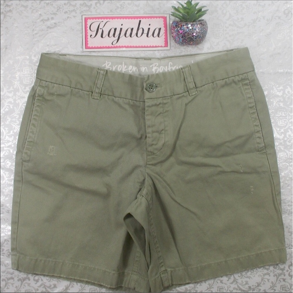 J.CREW Broken In Boyfriend Shorts. Size 0